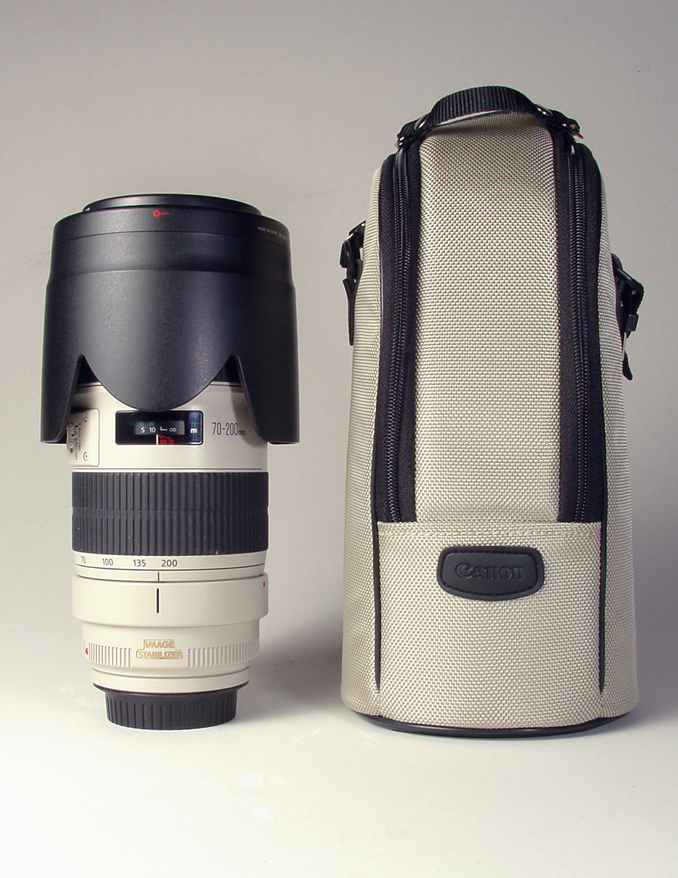 Canon EF 70-200mm f/2.8L IS II USM with hood and case